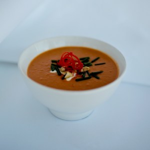 Spicy pumpkin & peanut soup
