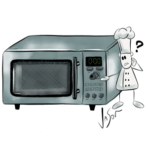 Picture of microwave oven