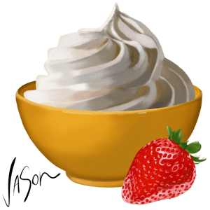 Picture of whipped cream