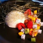 Click to view recipe Link to recipe of Peanut & buttermilk panna cotta