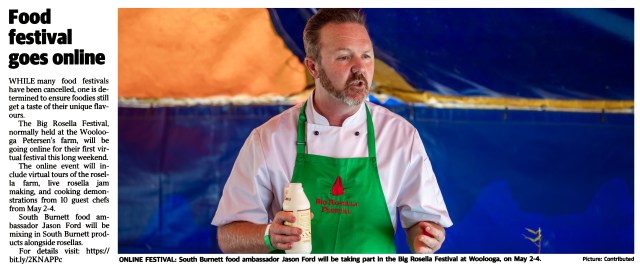 Link to article about the Big Rosella Festival